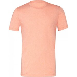 Canvas Unisex melírové tričko ze směsového materiálu Barva: Pastelová oranžová, Velikost: L CV3001CVC