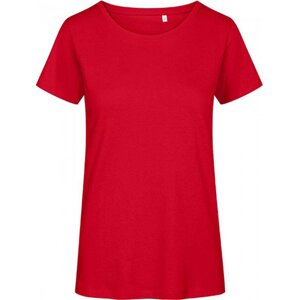 Promodoro Dámské žerzejové tričko z prémiové organické bavlny Barva: červená ohnivá, Velikost: 3XL E3095