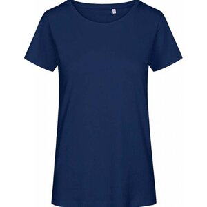 Promodoro Dámské žerzejové tričko z prémiové organické bavlny Barva: modrá námořní, Velikost: 3XL E3095