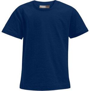 Dětské prémiové bavlněné tričko Promodoro 180 g/m Barva: modrá námořní, Velikost: 140 E399