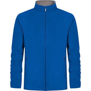 Promodoro Dvojitá fleecová bunda s kontrastní podšívkou a skrytým zipem Barva: modrá královská, Velikost: 3XL E7961