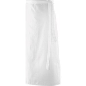 Exner Základní polyesterová číšnická zástěra nad kolena 90 x 60 cm Barva: Bílá, Velikost: 90 x 60 cm EX1014