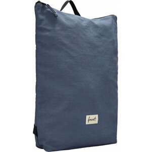 Elegantní bavlněný batoh na notebook 15" Forvert Colin s horním zipem Barva: Modrá, Velikost: one size