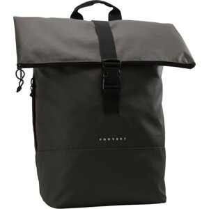 Urban Classics Městský batoh Lorenz z plachtoviny s přední plochou kapsou Barva: Černá, Velikost: one size