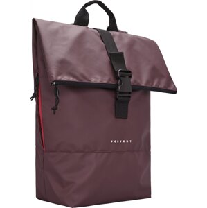 Urban Classics Městský batoh Lorenz z plachtoviny s přední plochou kapsou Barva: švestková, Velikost: one size