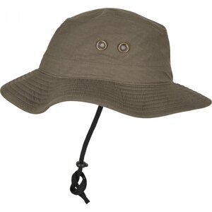 Flexfit Rybářský klobouk s větracími očky a se šňůrkou Barva: olivová tmavá, Velikost: one size