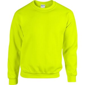 Pevná směsová mikina Gildan přes hlavu 50% bavlna, 50% polyester Barva: zelená výstražná, Velikost: S G18000