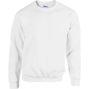 Pevná směsová mikina Gildan přes hlavu 50% bavlna, 50% polyester Barva: Bílá, Velikost: 3XL G18000