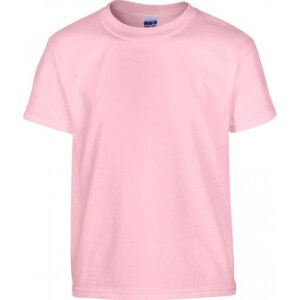 Dětské tričko z těžké prémiové bavlny Gildan 185 g/m Barva: růžová světlá, Velikost: XL (182+) G5000K