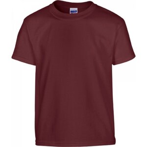 Dětské tričko z těžké prémiové bavlny Gildan 185 g/m Barva: fialová maroon, Velikost: M (170) G5000K