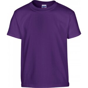 Dětské tričko z těžké prémiové bavlny Gildan 185 g/m Barva: fialová tmavá, Velikost: M (170) G5000K