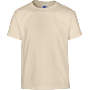 Dětské tričko z těžké prémiové bavlny Gildan 185 g/m Barva: Písková, Velikost: XS (140/152) G5000K