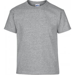 Dětské tričko z těžké prémiové bavlny Gildan 185 g/m Barva: šedá melír, Velikost: L (176) G5000K