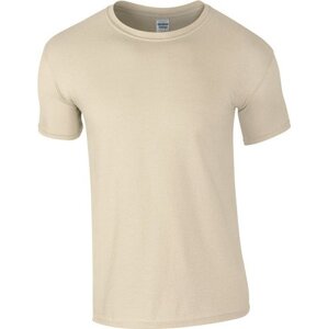 Měkčené tričko Gildan SoftStyle s krátkým rukávem 150g/m Barva: Písková, Velikost: S G64000