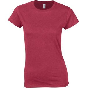 Dámské měkčené bavlněné tričko Softstyle Gildan Barva: červená rajčatová antiq, Velikost: L G64000L