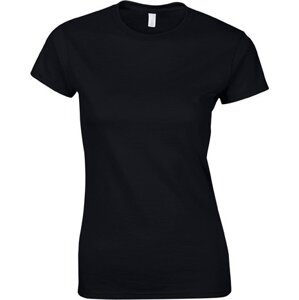 Dámské měkčené bavlněné tričko Softstyle Gildan Barva: Černá, Velikost: L G64000L