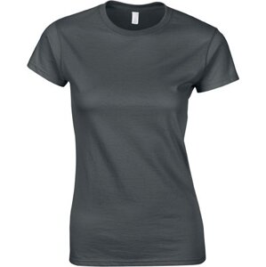 Dámské měkčené bavlněné tričko Softstyle Gildan Barva: šedá uhlová, Velikost: L G64000L
