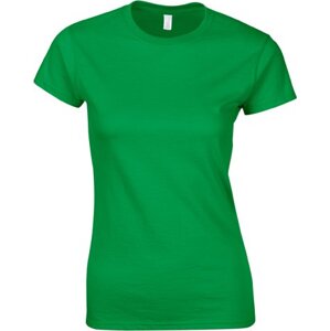 Dámské měkčené bavlněné tričko Softstyle Gildan Barva: zelená irská, Velikost: L G64000L