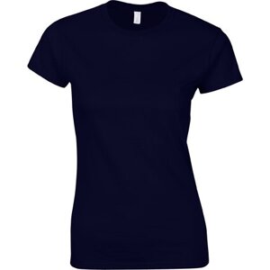 Dámské měkčené bavlněné tričko Softstyle Gildan Barva: modrá námořní, Velikost: L G64000L