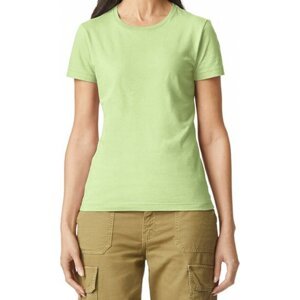Dámské měkčené bavlněné tričko Softstyle Gildan Barva: zelená pistáciová, Velikost: 3XL G64000L