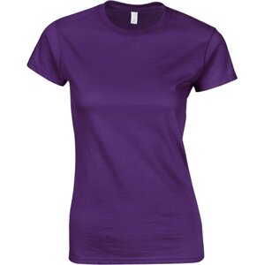 Dámské měkčené bavlněné tričko Softstyle Gildan Barva: Fialová, Velikost: L G64000L