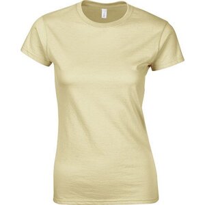 Dámské měkčené bavlněné tričko Softstyle Gildan Barva: Písková, Velikost: XL G64000L