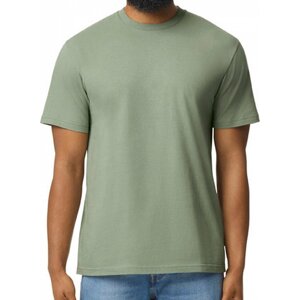 Gildan Pánské triko Softstyle® Midweight s vysokou hustotou stehu Barva: zelená šalvěj, Velikost: M