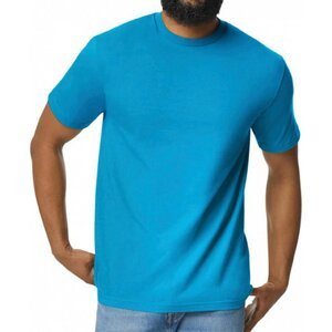 Gildan Pánské triko Softstyle® Midweight s vysokou hustotou stehu Barva: modrá safírová, Velikost: XXL