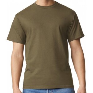 Vysokogramážové bavlněné bezešvé triko Gildan Hammer 200 g/m Barva: zelená olivová, Velikost: XXL GH000