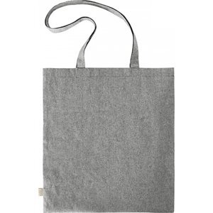 Halfar Nákupní taška Shopper Planet z předrecyklované bavlny Barva: šedá světlá, Velikost: 38 x 42 cm HF16062