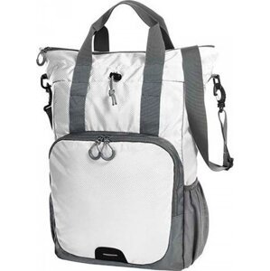 Halfar Praktická elegantní nákupní taška nebo batoh 20 l Barva: Bílá, Velikost: 29,5/42 x 48,5 x 15 cm HF3350