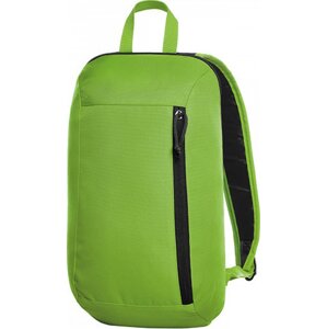 Halfar Sportovní lehký batoh Flow s přední kapsou na zip Barva: Zelená jablková, Velikost: 22 x 40 x 11 cm HF15024