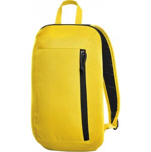 Halfar Sportovní lehký batoh Flow s přední kapsou na zip Barva: Žlutá, Velikost: 22 x 40 x 11 cm HF15024