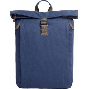 Halfar Celopolstrovaný batoh Country s kovovými detaily Barva: modrá námořní, Velikost: 31 x 40 x 10 cm HF16072