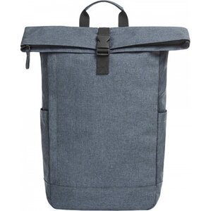 Halfar Městský batoh z recyklovaného polyesteru s hlavní kapsou na zip, zapínání na přezku Barva: modrý, Velikost: 40 x 47 x 12 cm HF16076