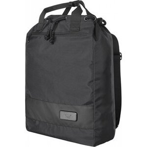 Halfar Nákupní taška a batoh v jednom s kontrastními pruhy Barva: Černá, Velikost: 32 x 45 x 15 cm HF6090