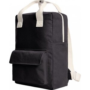 Halfar Bavlněný městský batoh na zip 14 litrů Barva: Černá, Velikost: 27 x 38 x 13 cm HF6505