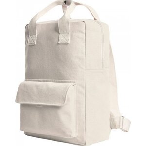 Halfar Bavlněný městský batoh na zip 14 litrů Barva: přírdní, Velikost: 27 x 38 x 13 cm HF6505