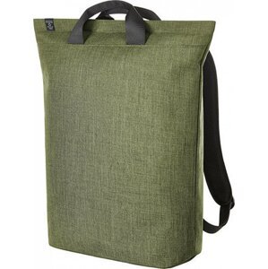 Halfar Moderní jednoduchý batoh Europe s polstrovanou přihrádkou na notebook Barva: Zelená, Velikost: 32 x 48 x 15 cm HF6517