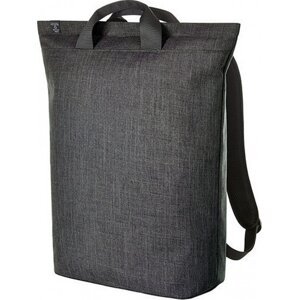 Halfar Moderní jednoduchý batoh Europe s polstrovanou přihrádkou na notebook Barva: šedá tmavá, Velikost: 32 x 48 x 15 cm HF6517