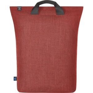 Halfar Moderní jednoduchý batoh Europe s polstrovanou přihrádkou na notebook Barva: červená melange, Velikost: 32 x 48 x 15 cm HF6517