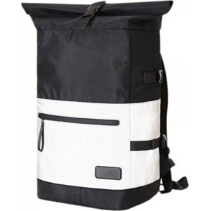 Halfar Reflexní batoh s rolovacím okrajem, objem 20 - 29 litrů Barva: Černá, Velikost: 30 x 44 x 18 cm HF8018