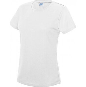 Just Cool Dámské sportovní trička s UV ochranou UPF 40+ Barva: Bílá, Velikost: 4XL JC005