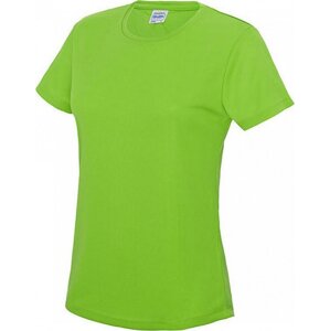 Just Cool Dámské sportovní trička s UV ochranou UPF 40+ Barva: zelená electric, Velikost: L JC005