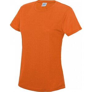 Just Cool Dámské sportovní trička s UV ochranou UPF 40+ Barva: Oranžová, Velikost: S JC005