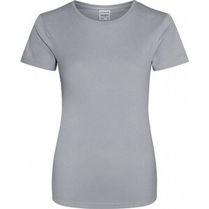 Just Cool Dámské sportovní trička s UV ochranou UPF 40+ Barva: šedá melír, Velikost: L JC005