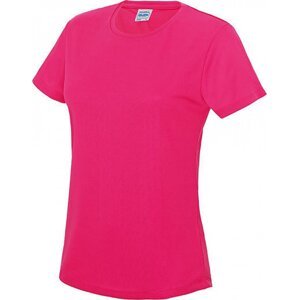 Just Cool Dámské sportovní trička s UV ochranou UPF 40+ Barva: růžová sytá, Velikost: L JC005
