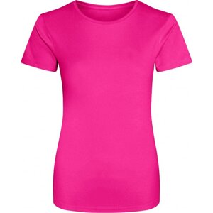 Just Cool Dámské sportovní trička s UV ochranou UPF 40+ Barva: růžová hyper, Velikost: L JC005