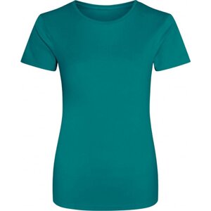 Just Cool Dámské sportovní trička s UV ochranou UPF 40+ Barva: zelená nefritová, Velikost: XL JC005