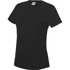 Just Cool Dámské sportovní trička s UV ochranou UPF 40+ Barva: Černá, Velikost: 3XL JC005